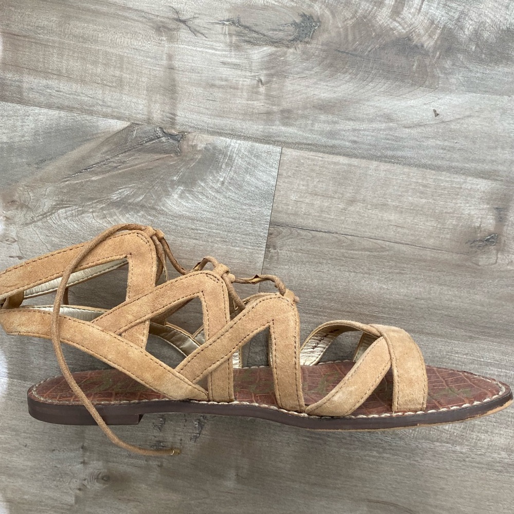 Same Edelman Tan Gladiator Sandals - image 2